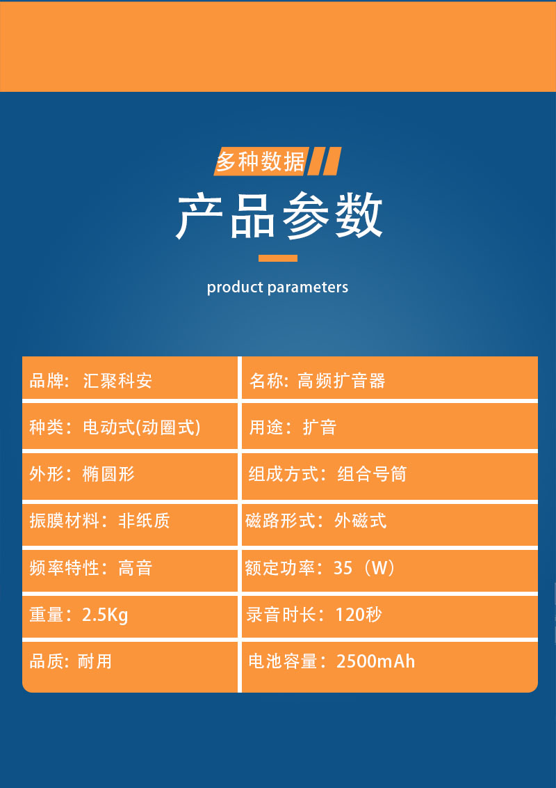 高频扩音器具备无线和有线扩音功能应急消防装备(图3)